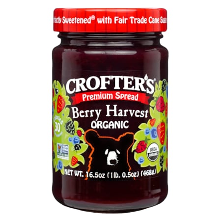 Crofters Organic Spread Premium Harvest Berry 16.5 oz., PK6 60067275006559